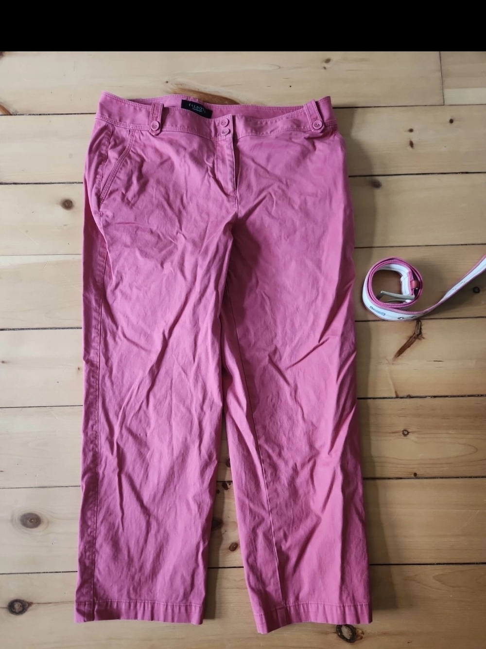 Talbots Pink Straight-Leg Women's Capris